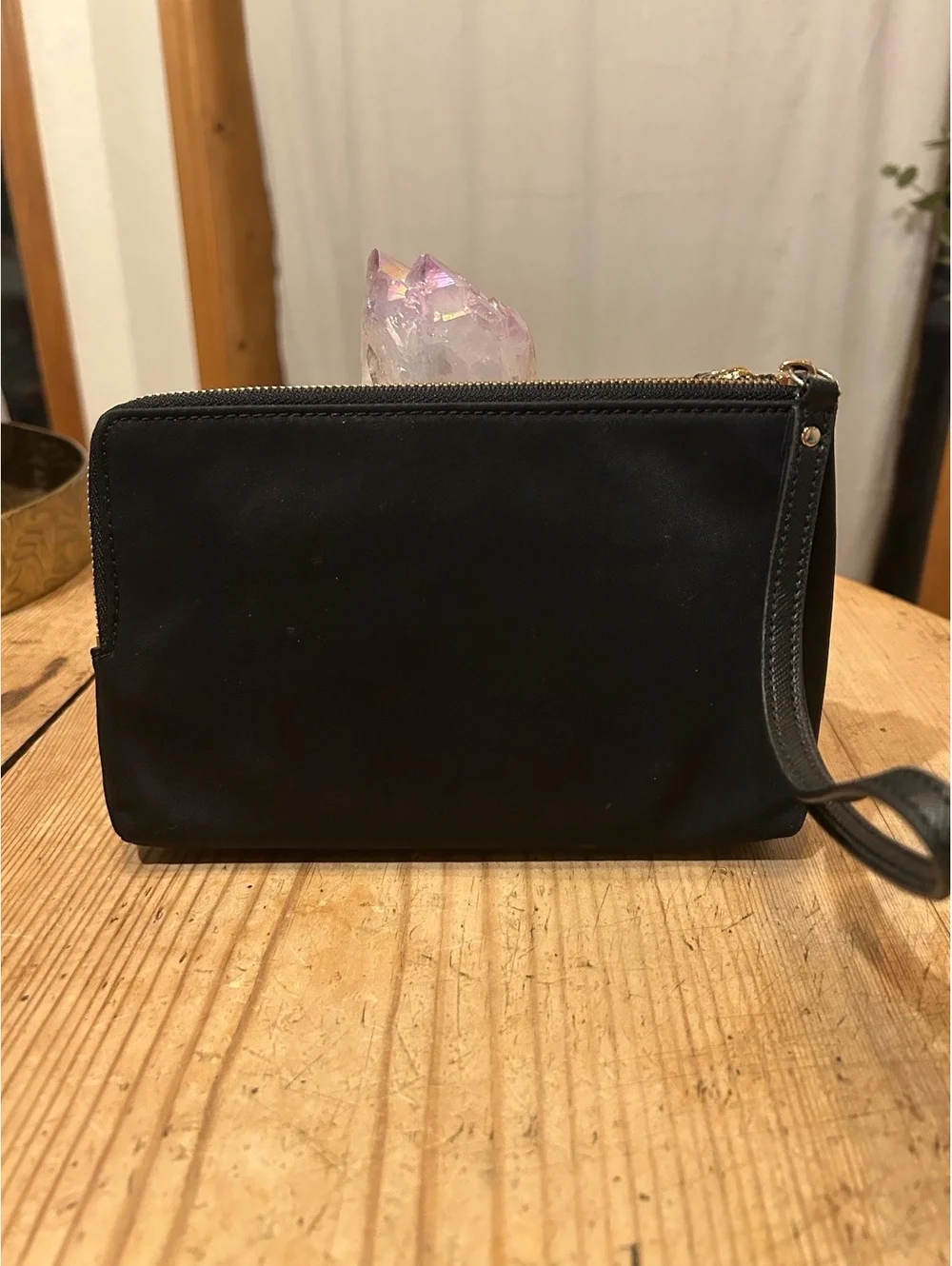 Kate Spade Black Nylon Wristlet